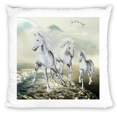 cuscino White Horses On The Beach 