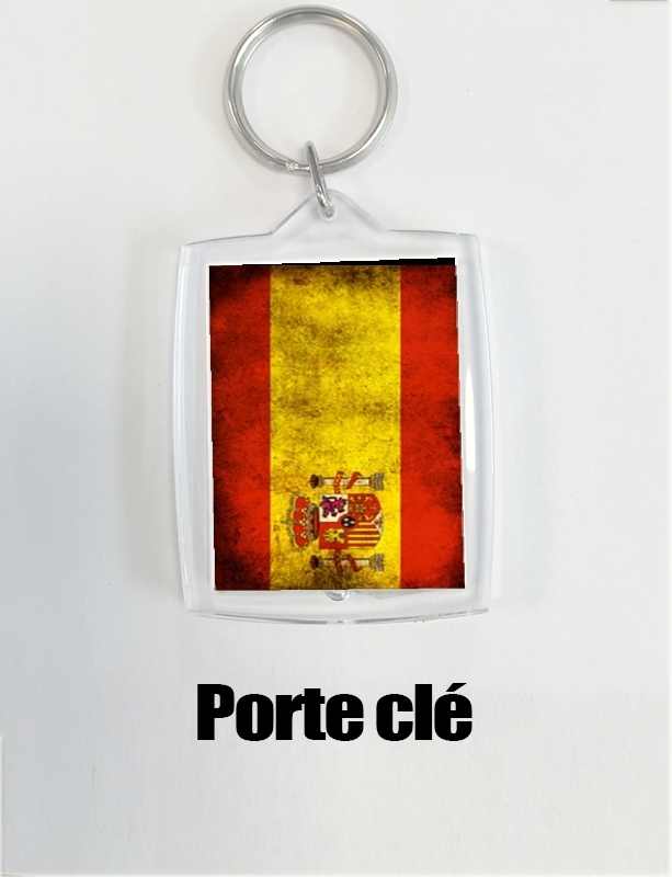 Portachiavi Bandiera Spagna Vintage 