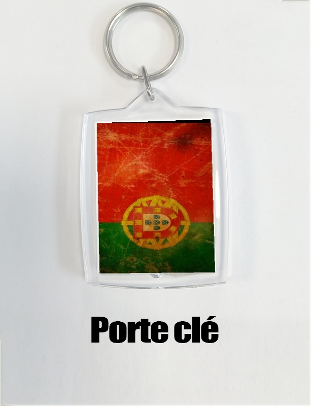 Portachiavi Bandiera Vintage Portogallo 