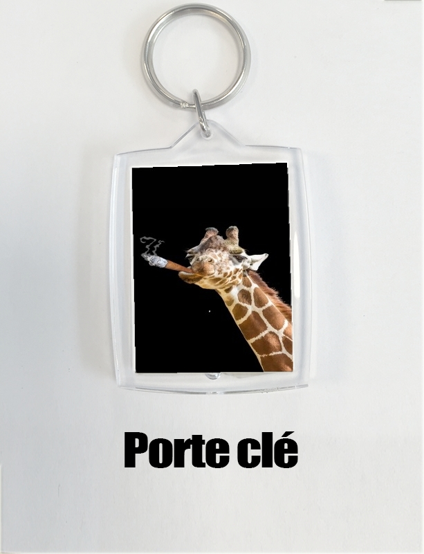 Portachiavi Girafe smoking cigare 