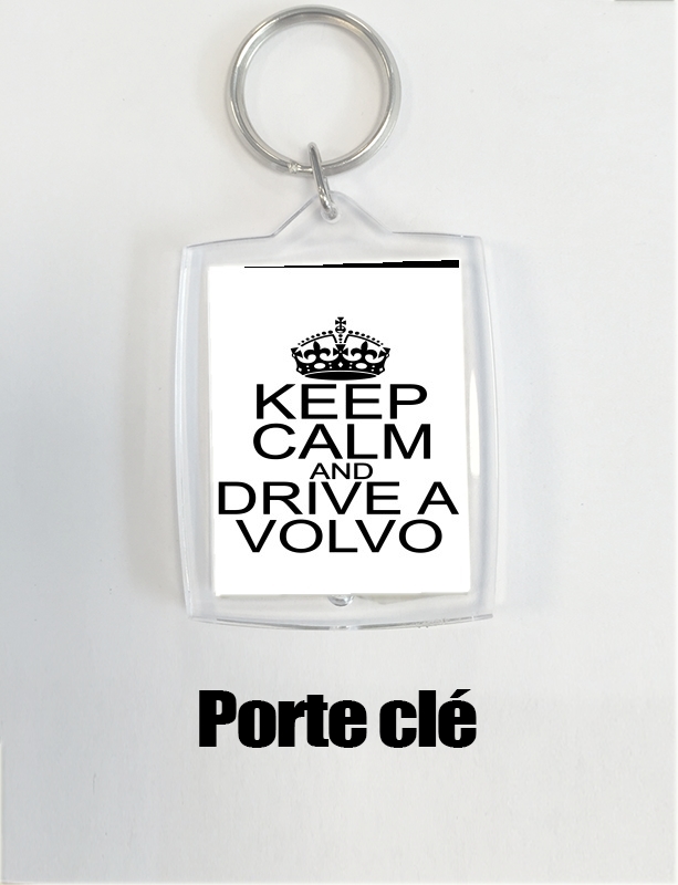 Portachiavi Keep Calm And Drive a Volvo 