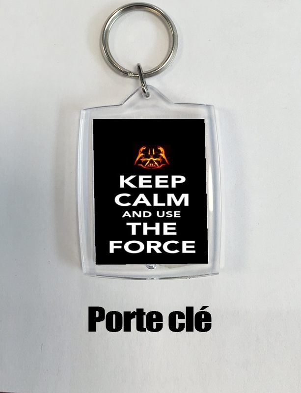 Portachiavi Keep Calm And Use the Force 
