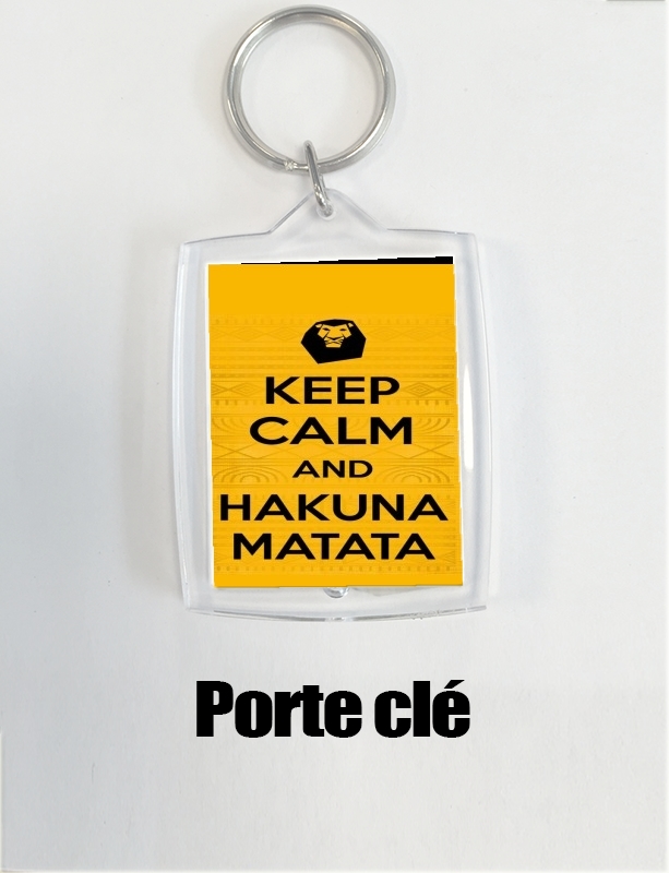 Portachiavi Keep Calm And Hakuna Matata 