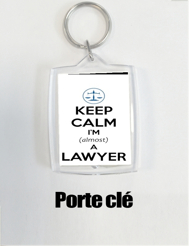 Portachiavi Keep calm i am almost a lawyer 