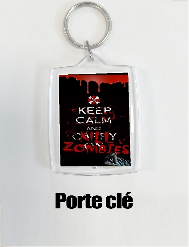 Portachiavi Keep Calm And Kill Zombies 