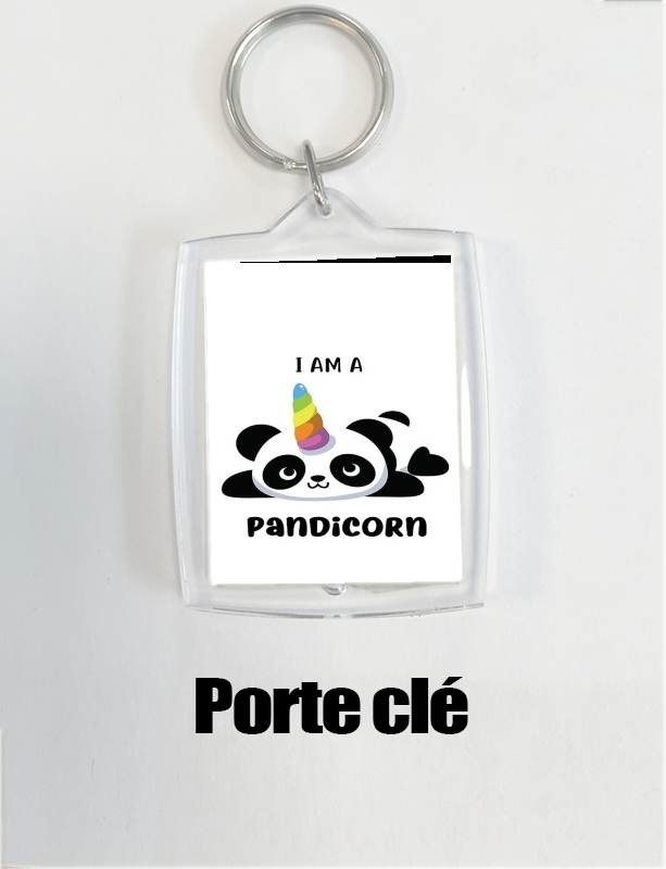Portachiavi Panda x Licorne Means Pandicorn 