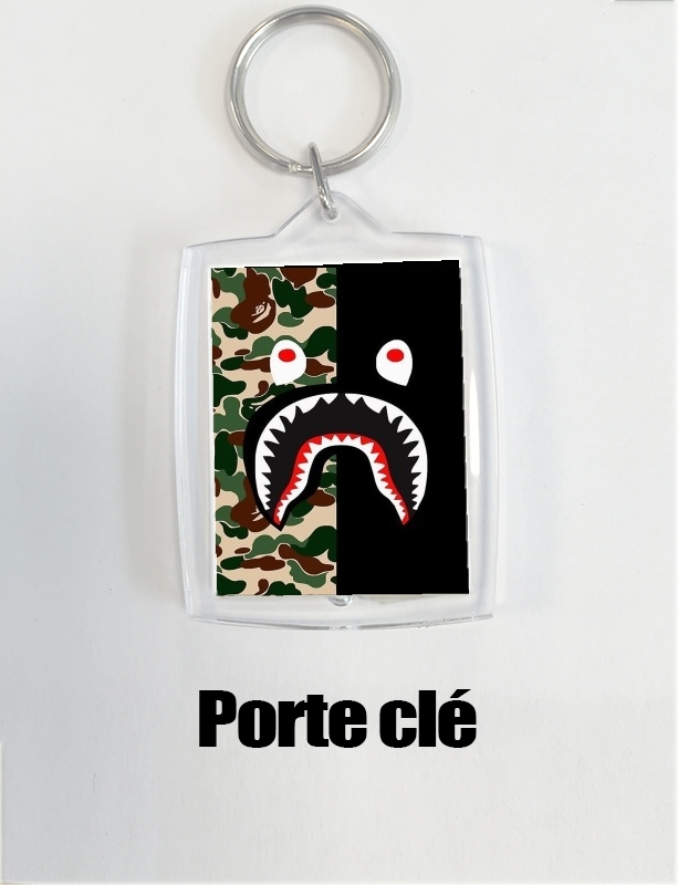 Portachiavi Shark Bape Camo Military Bicolor 