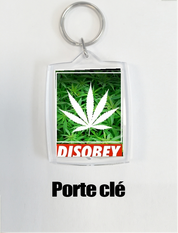 Portachiavi Weed Cannabis Disobey 