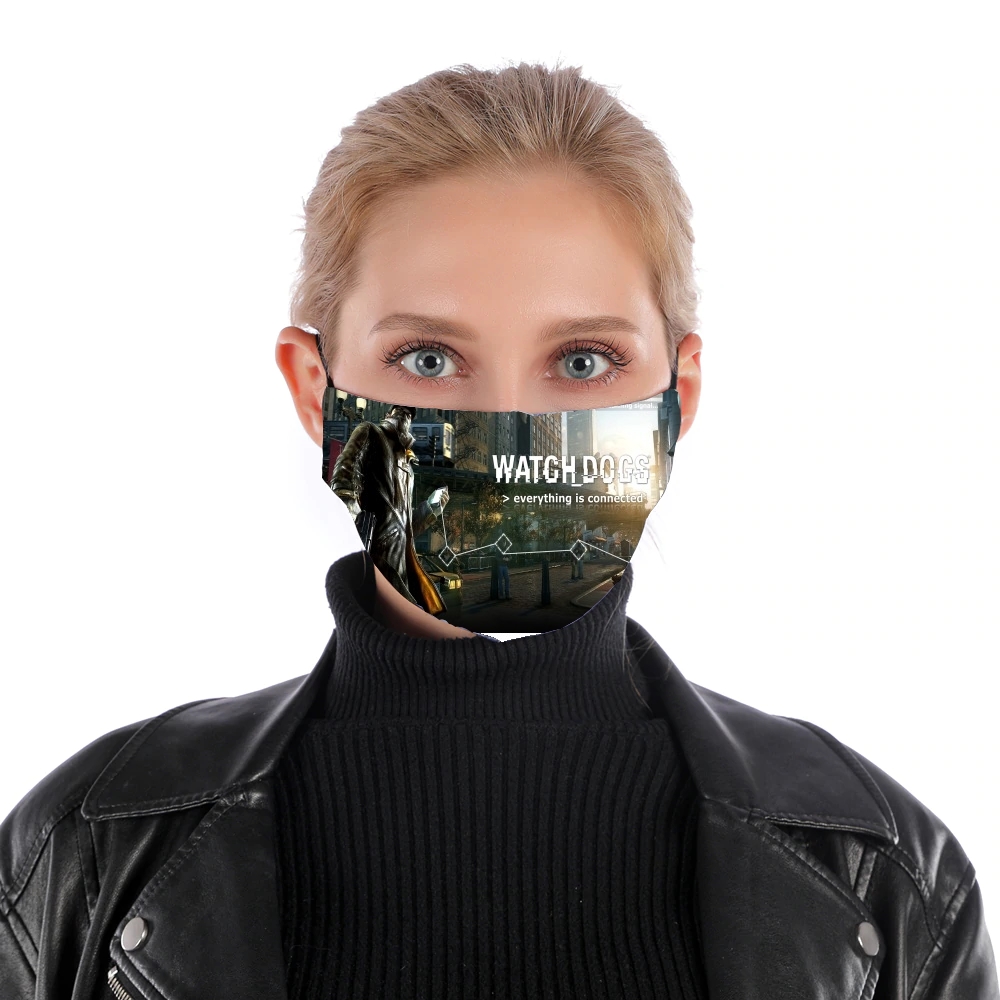 Maschera Watch Dogs Everything is connected 