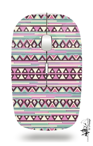 Mouse Aztec Pink And Mint 
