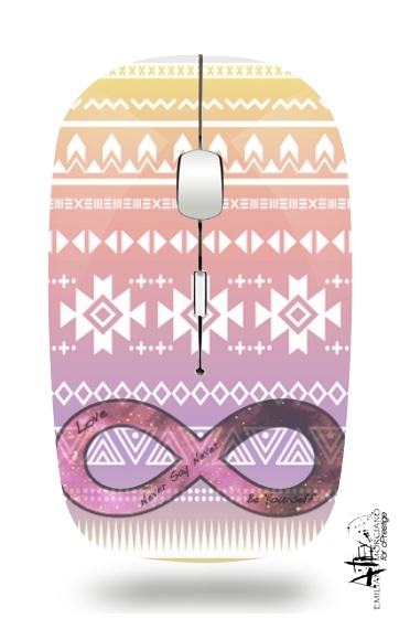 Mouse Pink Aztec Infinity 