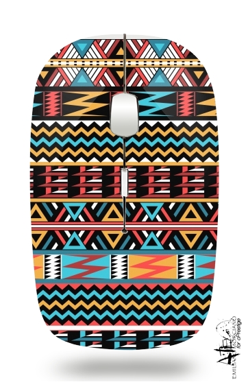 Mouse aztec pattern red Tribal 