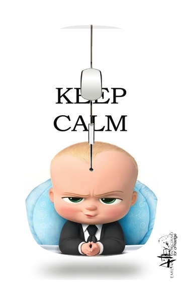 Mouse Baby Boss Keep CALM 