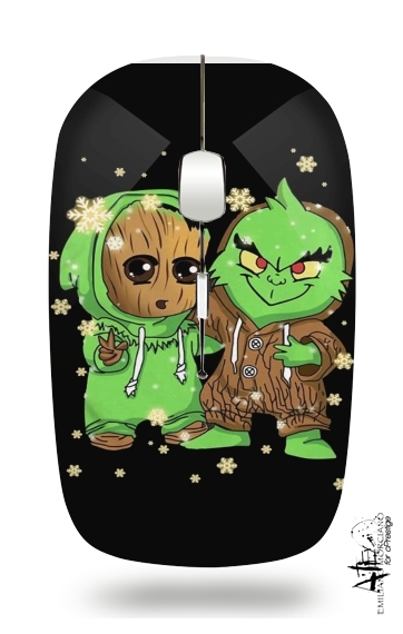 Mouse Baby Groot and Grinch Christmas 