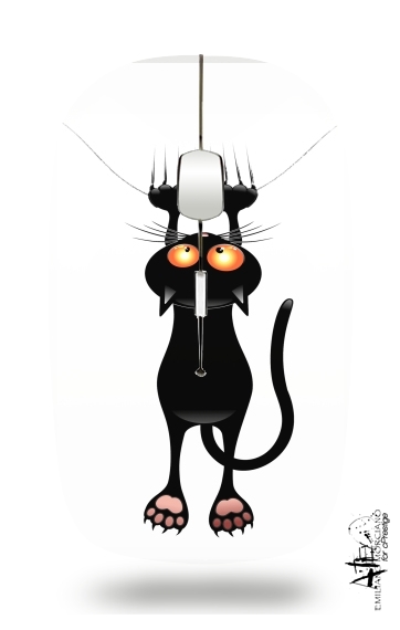 Mouse Black Cat Cartoon Hang 