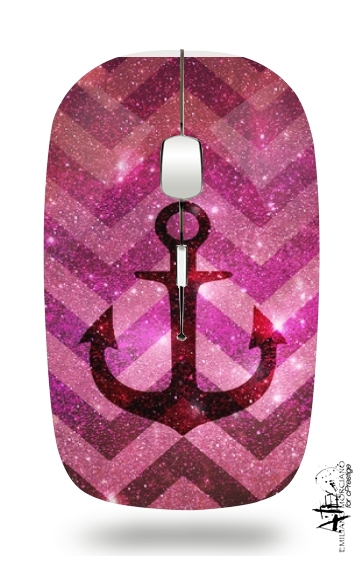 Mouse Anchor party chevron in galaxy Pink 