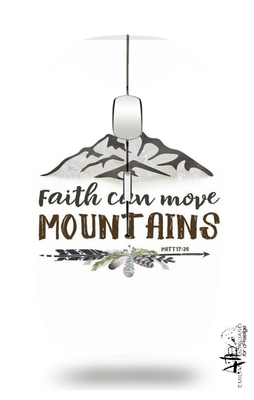 Mouse Faith can move montains Matt 17v20 Bible Blessed Art 