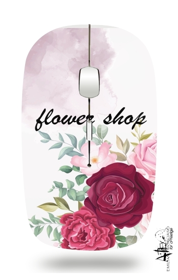 Mouse Flower Shop Logo 