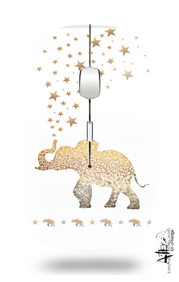 Mouse Gatsby Gold Glitter Elephant 