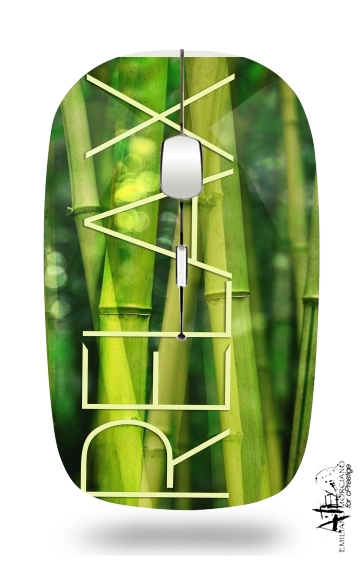 Mouse green bamboo 