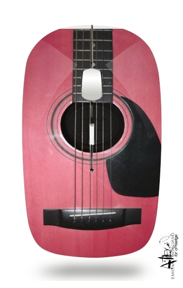 Mouse chitarra rosa 