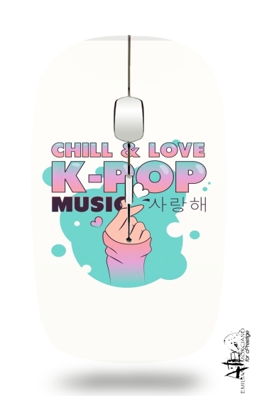 Hand Drawn Finger Heart Chill Love Music Kpop