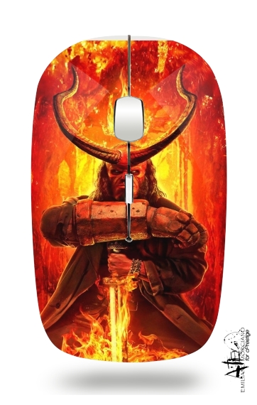 Mouse Hellboy in Fire 