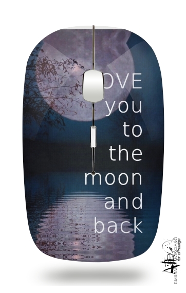 Mouse I love you to the moon and back 
