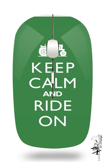 Mouse Keep Calm And ride on Tractor 