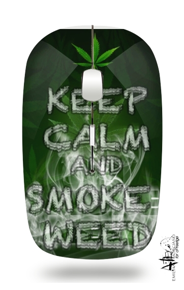 Mouse Keep Calm And Smoke Weed 