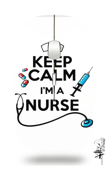 Mouse Keep calm I am a nurse 