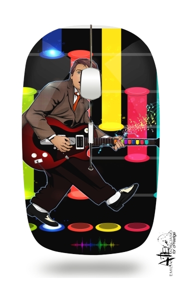 Mouse Marty McFly plays Guitar Hero 