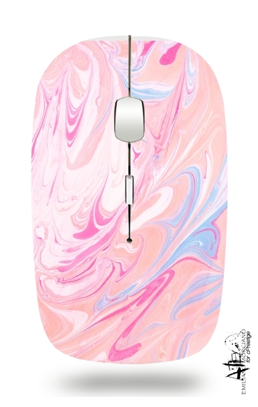 Mouse Minimal Marble Pink 