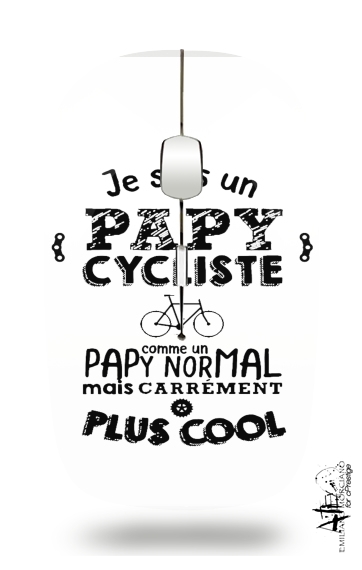Mouse Papy cycliste 
