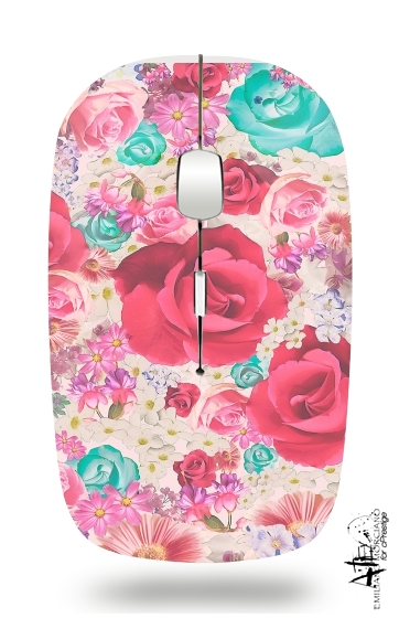 Mouse shabby floral  