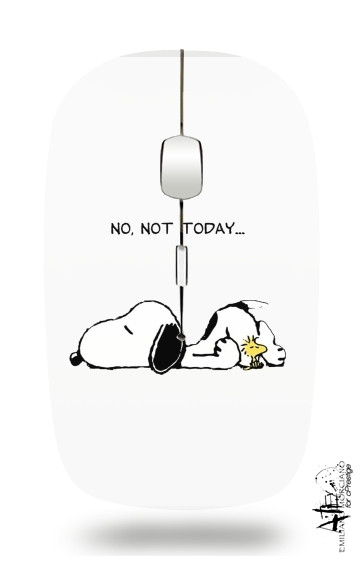 Mouse Snoopy No Not Today 