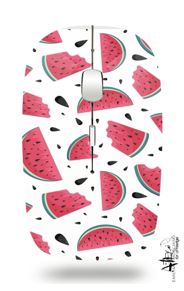 Summer pattern with watermelon