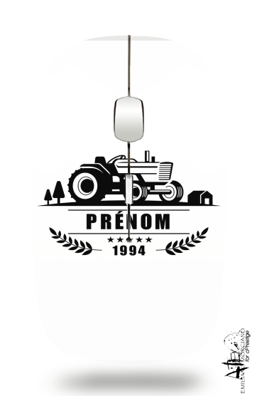 Tractor Logo Natural custom Name Tag