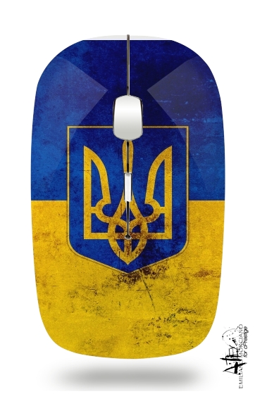 Mouse Ukraine Flag 