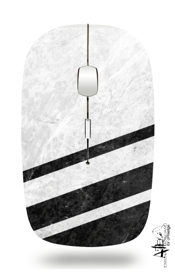 Mouse White Striped Marble 