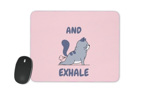 tapis de souris Cat Yoga Exhale