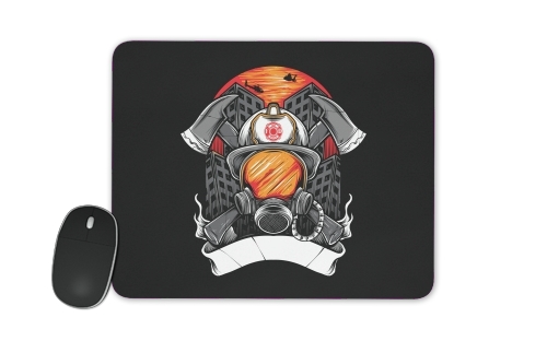 tappetino Fire Fighter Custom Text 