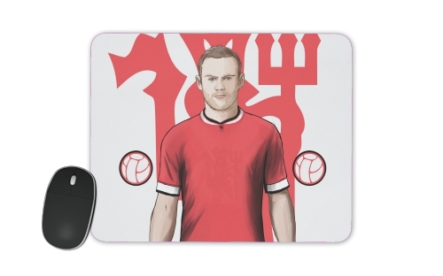 tapis de souris Football Stars: Red Devil Rooney ManU