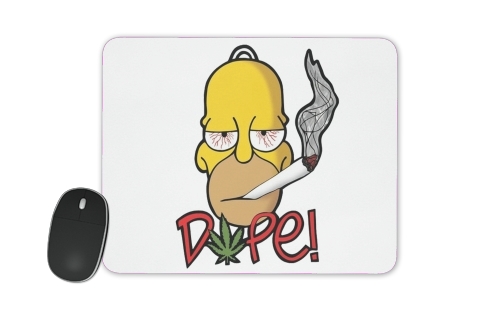 tapis de souris Homer Dope Weed Smoking Cannabis