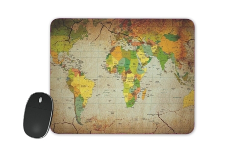 tapis de souris mappa del mondo globo