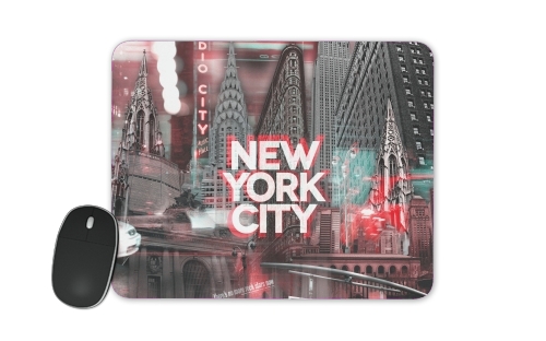 tapis de souris New York City II [red]