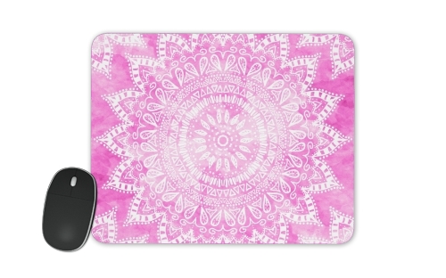 tapis de souris Pink Bohemian Boho Mandala