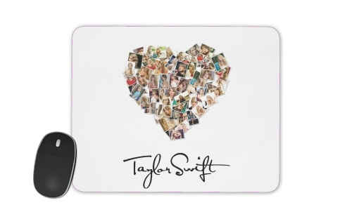 tapis de souris Taylor Swift Love Fan Collage signature