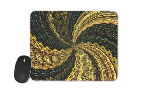tapis de souris Twirl and Twist black and gold