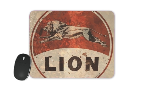 tapis de souris Vintage Gas Station Lion